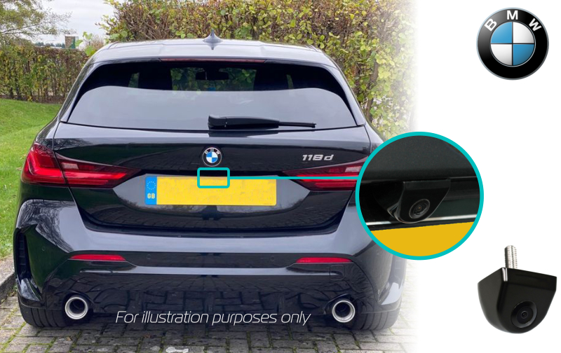 BMW 1Series Rear View Reversing Retrofit Camera Kit NBT EVO ID7